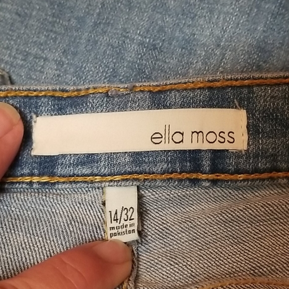 Ella Moss high rise straight crop jeans - Picture 3 of 6